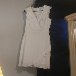 Bara white layered dress